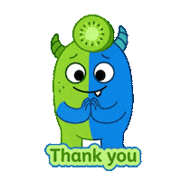 Little Monsters Thank You Sticker