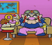 Wario Ware Eating GIF