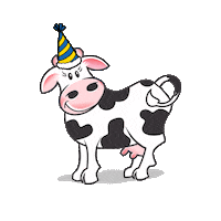 Happy Cow Sticker by Santa Clara