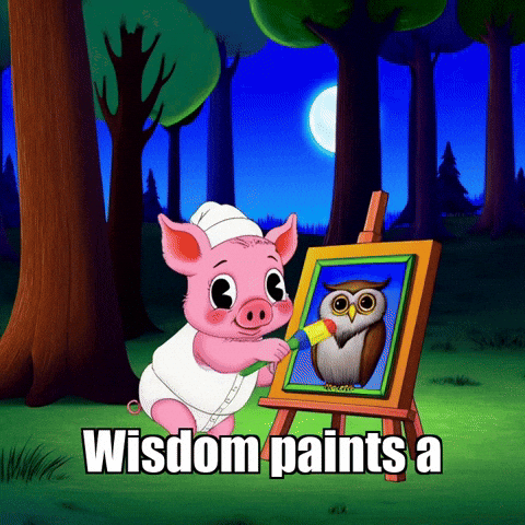 Wisdom Appreciation GIF by The Pigasso