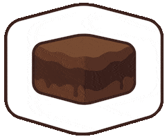 Fudgybro_ food chocolate dessert jakarta Sticker