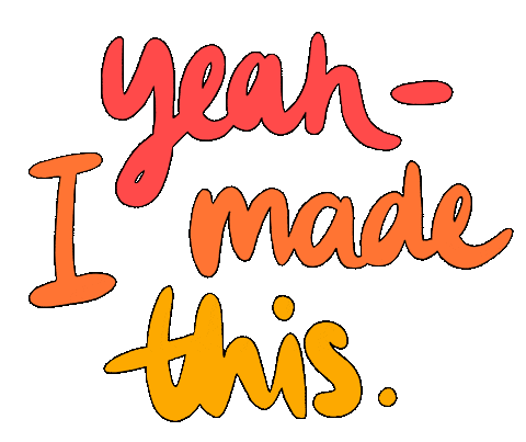 clairejoines giphyupload baking finished crafting Sticker