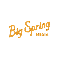 bigspringmedia big spring media bsm gold Sticker
