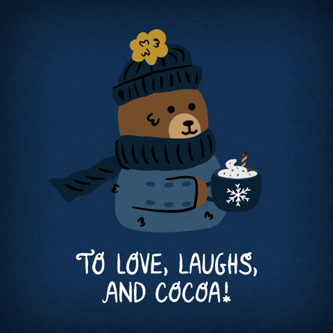 Freezing Hot Chocolate GIF by Jessica Lau