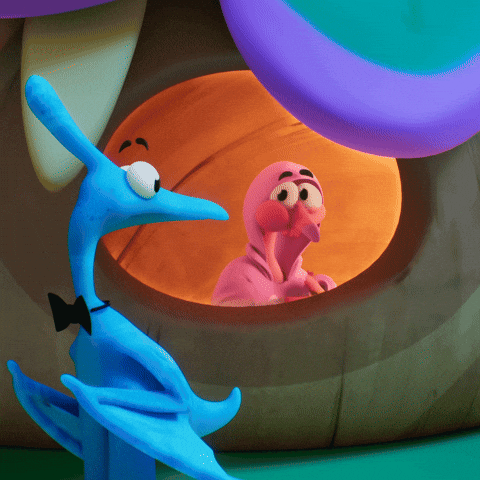 Uh Oh Hello GIF by Claynosaurz