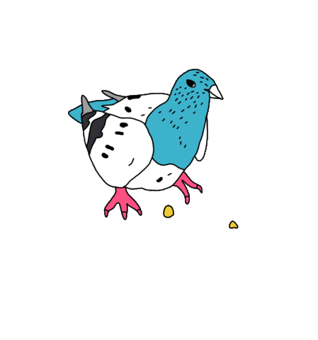 hi_webad giphyupload bird dove webad Sticker