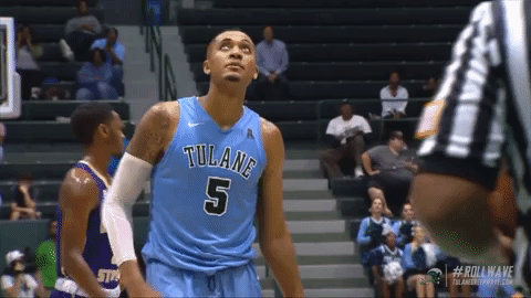 men's basketball GIF by GreenWave