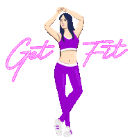 Sport Get Fit Sticker