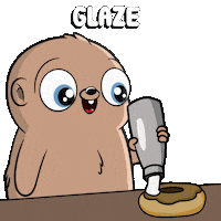 Glazing Over The Top Sticker by Fugz Official
