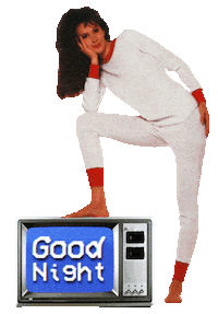 Sleepy Good Night Sticker by Bubble Punk