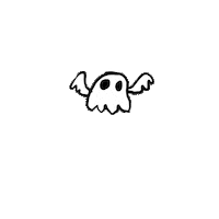 ghost loitt Sticker
