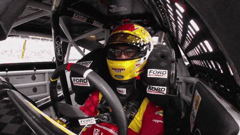 Stock Car Racing Thumbs Up GIF by NASCAR