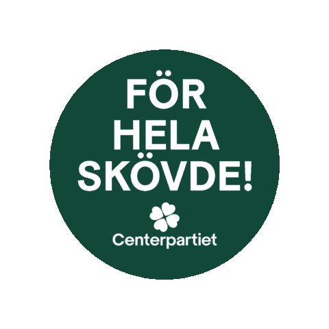 Skövde Sticker by Centerpartiet