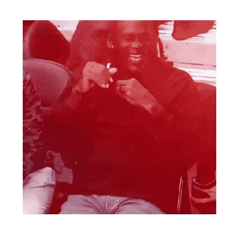 Michael Jordan Laughing Sticker