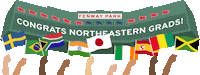 Graduation Neu Sticker by Northeastern University