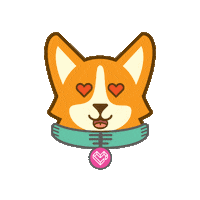 Corgi Sticker by Butopea