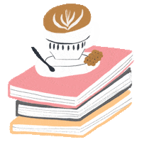 Cafe Coffe Sticker by Agnes Gyorfi