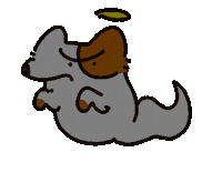 Angry Ghost Sticker