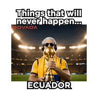 World Cup 2026 Ecuador Sticker by Bovada