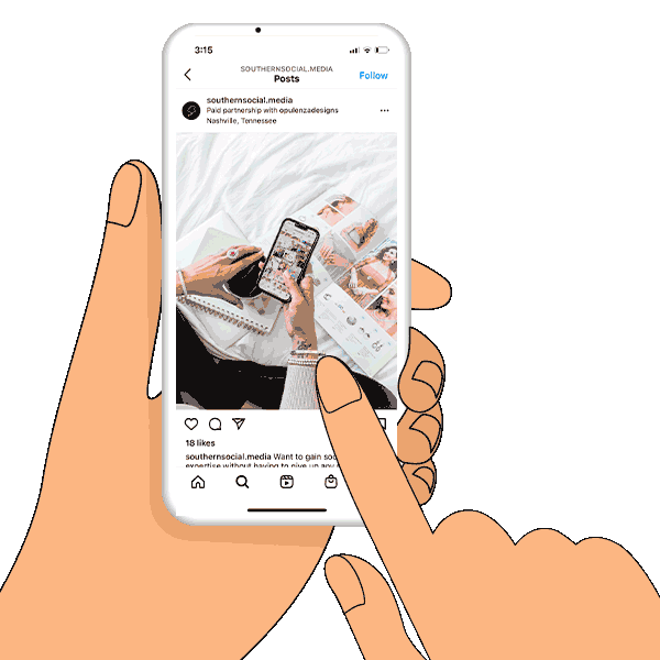 Instagram Swipe Sticker by Southern Social