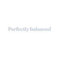 LaPozPlace perfect even balanced symmetrical Sticker