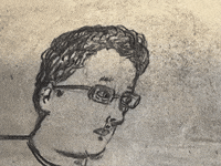 odewilliesfunkybunch animation black and white nervous worried GIF