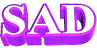 Sad 3D Sticker by GIPHY Text
