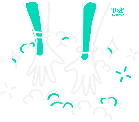 Hair Wash Sticker by Teste in Fantasia