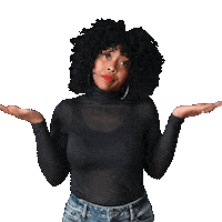 So What Shrug Sticker by Sweenee Style