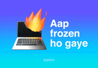Aap Frozen Ho GIF by GIPHY Cares