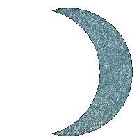 Moon Glitter Sticker by Tilly Thomas lux