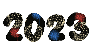 New Year Fireworks Sticker