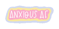 depression anxiety Sticker