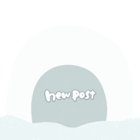 New Post Winter Sticker