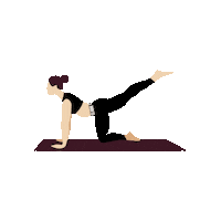 Yoga Unwind Sticker by Clique Fitness
