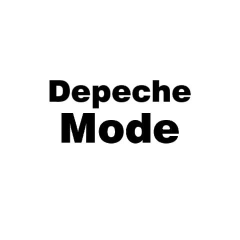 Depeche Mode Love Sticker