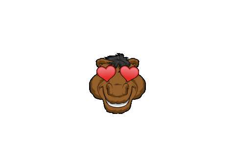 Santa Clara University Heart Eyes Sticker by Santa Clara Broncos