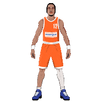 Lets Go Basketball Sticker by SportsManias