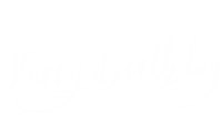 Happy Birthday Sticker