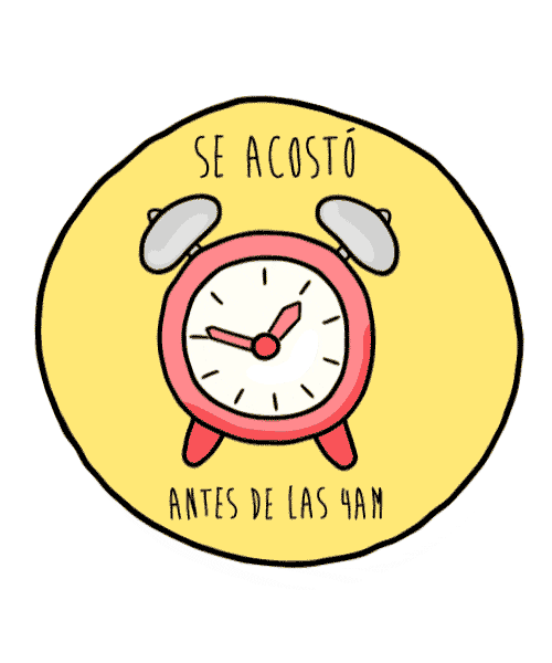 arrozconmango giphyupload dormir freelancer reloj Sticker