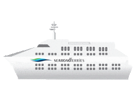 Boat Ship Sticker by Searoad Ferries
