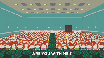 crowd students GIF by South Park 