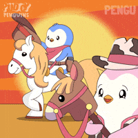 Wild West Couple GIF by Pudgy Penguins