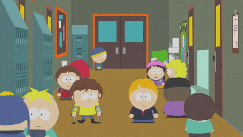scared stan marsh GIF by South Park 