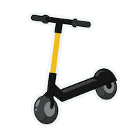 Scooter Otoped Sticker by Kaninga Pictures