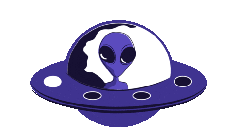 Space Exploring Sticker by Galactic Fed