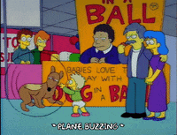 Flying Season 3 GIF by The Simpsons