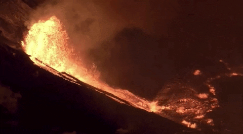 USGSSocialMedia giphygifgrabber hawaii lava volcano GIF