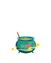 Halloween Teajus Sticker by Wings Corporation