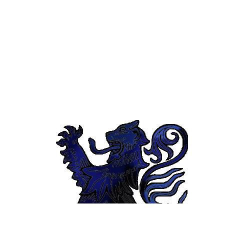 Lion Rampant Sticker by Aurora Beach Volleyball